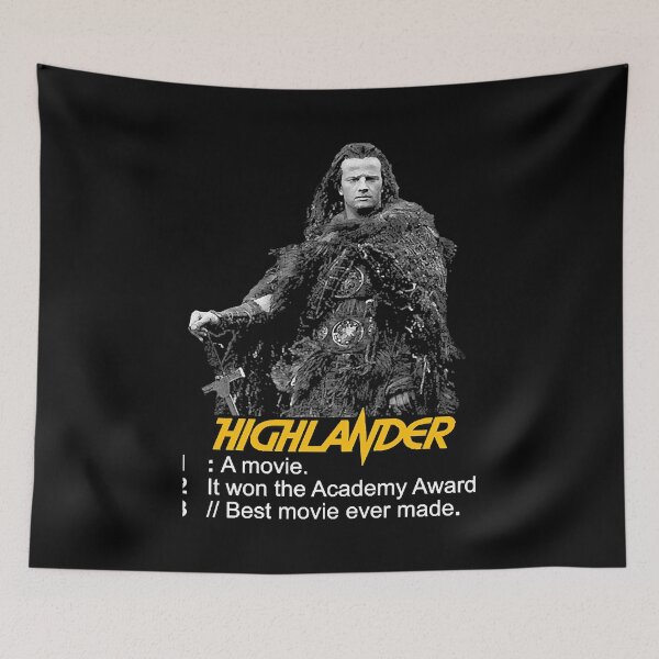 Item preview, Modern Action Fantasy Story Legendary Thirst Highlander Movie  - There Can Only Be One  Techno designed and sold by JustuHighlander.