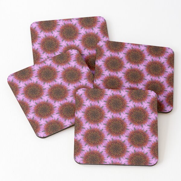 Item preview, Geometric pink red flower dots pattern 1 designed and sold by Jonnekesart.