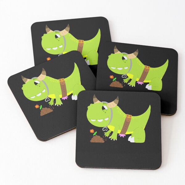 Item preview, Cute Taurus Zodiac Sign Astrology T-Rex Dinosaur Bull designed and sold by RJ-Art.