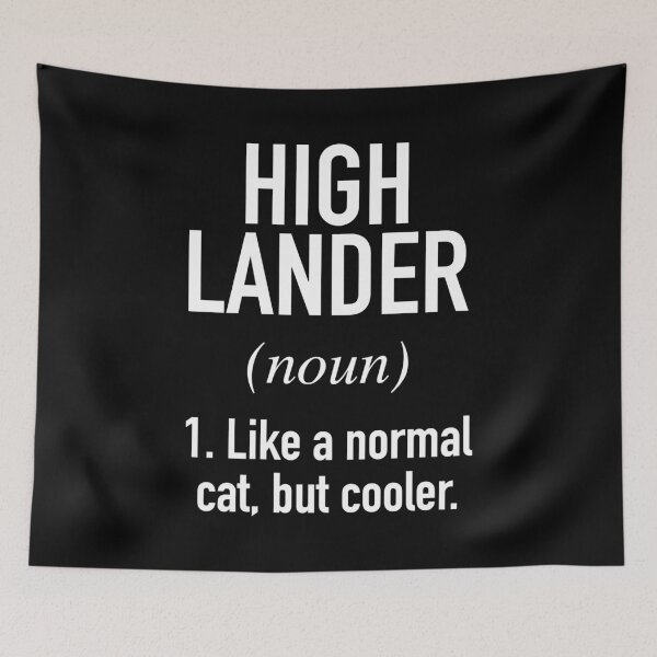 Item preview, Modern Action Fantasy Story Legendary Thirst Highlander Movie  Cat - Funny  Owner Berlin designed and sold by JustuHighlander.