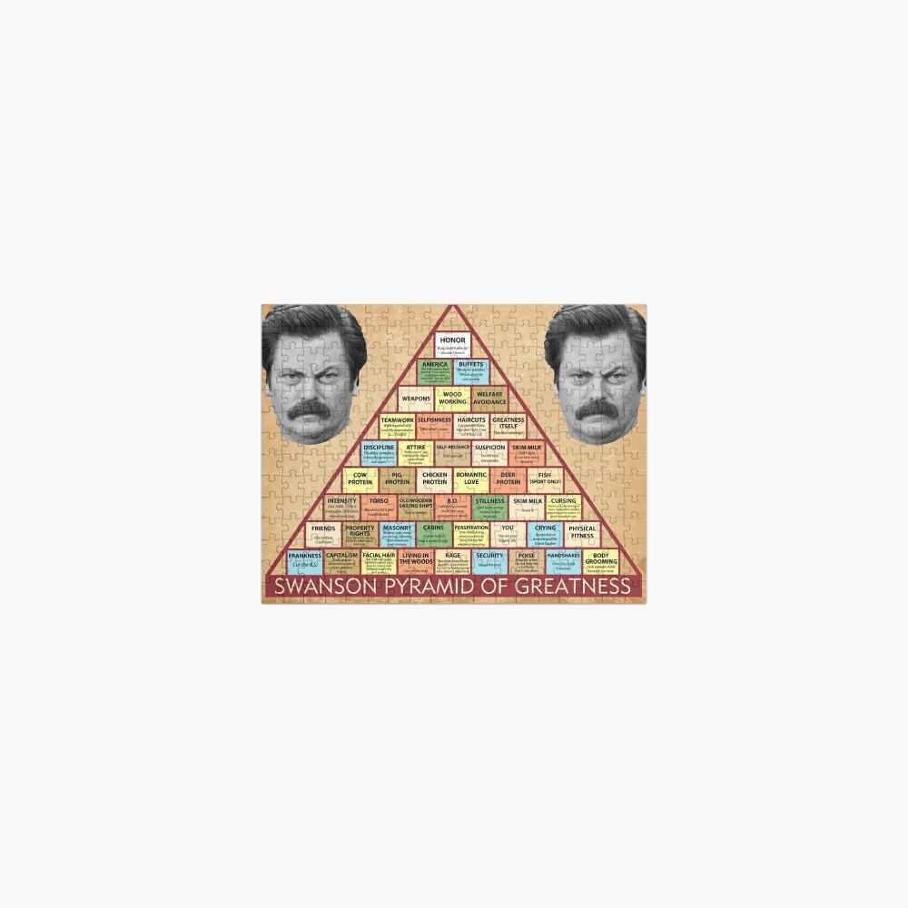 Swanson Pyramid of Greatness Jigsaw Puzzle