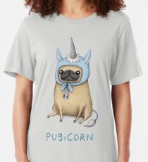 Pugicorn - Fawn Slim Fit T-Shirt