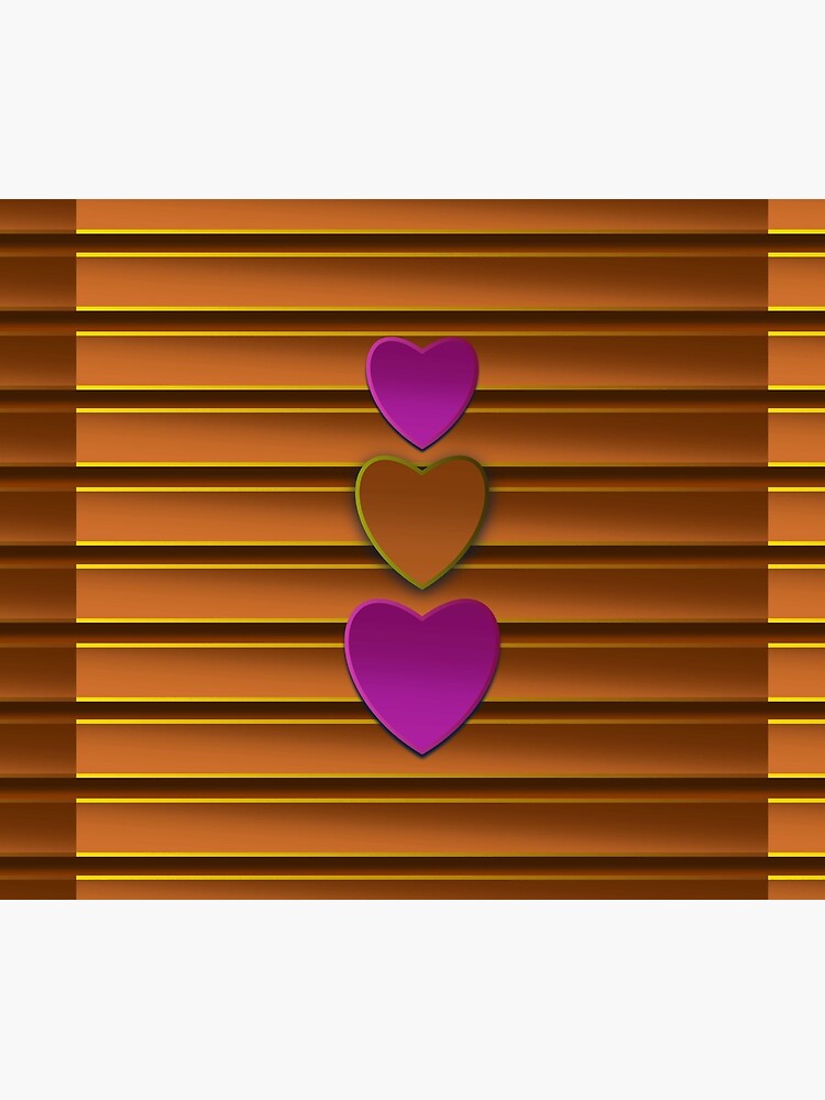 Thumbnail 6 of 6, Throw Blanket, Camera Curtains Gold and Love - Geometric Shapes designed and sold by VkCases.