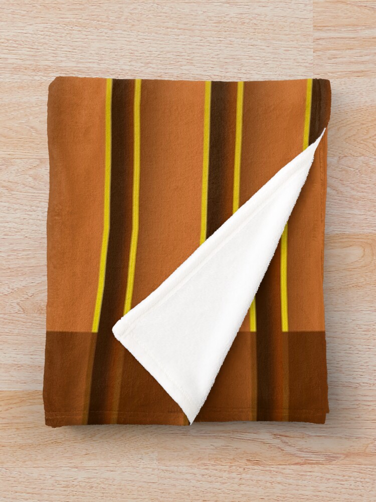 Thumbnail 3 of 6, Throw Blanket, Camera Curtains Gold and Love - Geometric Shapes designed and sold by VkCases.