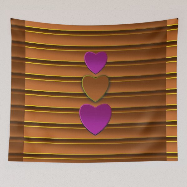 Item preview, Camera Curtains Gold and Love - Geometric Shapes designed and sold by VkCases.