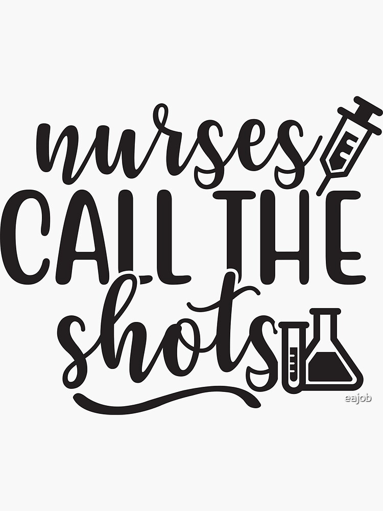 Nurse - Shot Sticker for Sale by megnance27