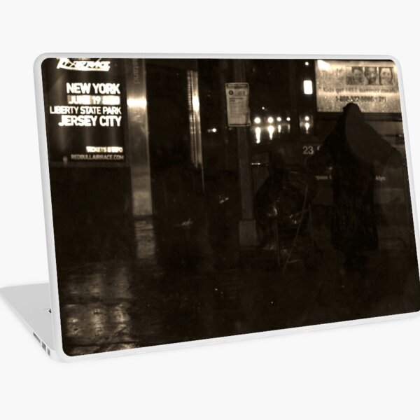 Bag Lady Seeking Shelter... V2 Laptop Skin