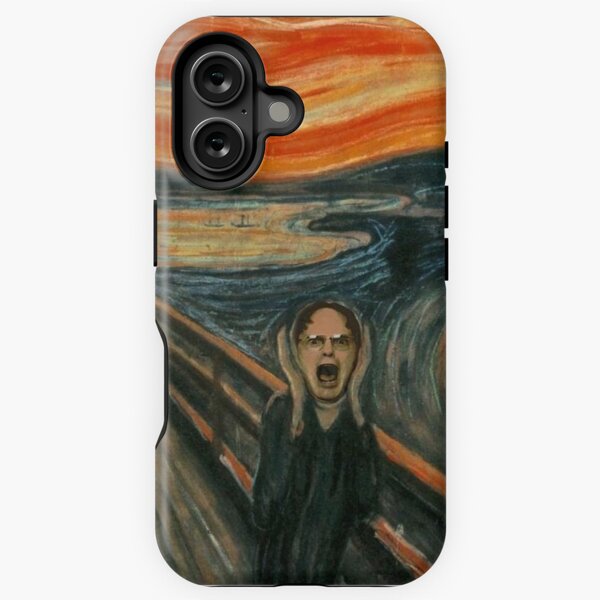 Item preview, Dwight Schrute Scream Painting designed and sold by Flakey-.