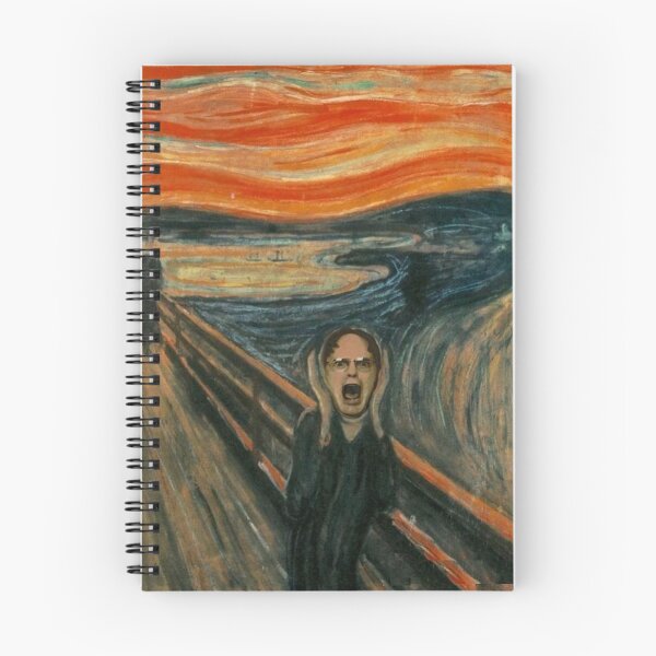 Item preview, Dwight Schrute Scream Painting designed and sold by Flakey-.