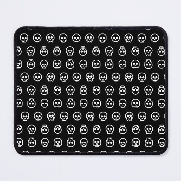 Item preview, Halloween Skull Black and White Pattern designed and sold by dass-art.