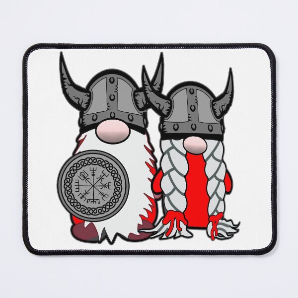 Item preview, Cute Nordic Gnomes Viking Tomte Couple Scandinavian Nisse designed and sold by funnytshirtemp.