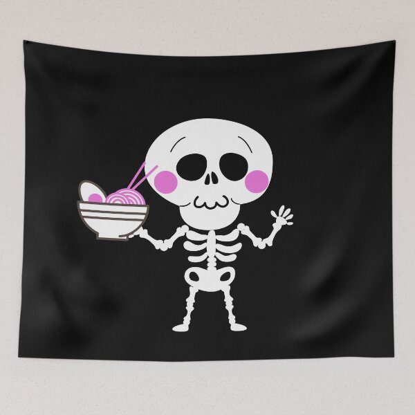 Item preview,  Kawaii Japanese Anime Skeleton Ramen TWO designed and sold by AGDesignstore.