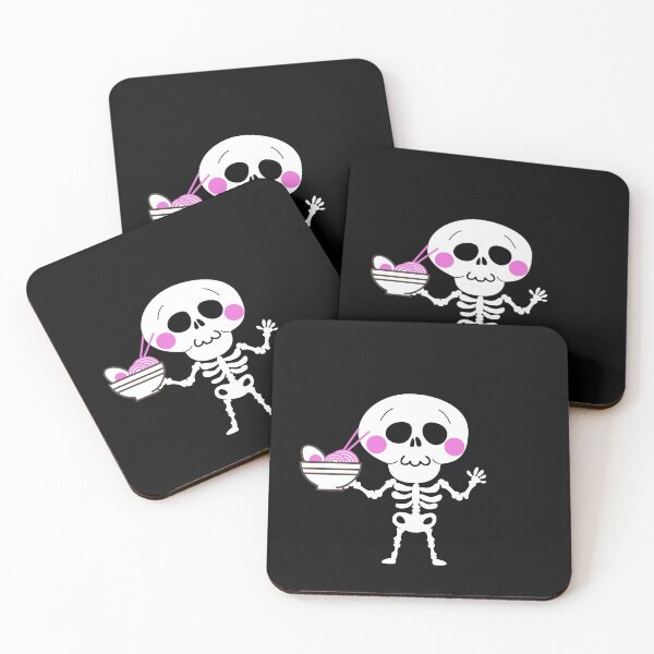 Item preview,  Kawaii Japanese Anime Skeleton Ramen TWO designed and sold by AGDesignstore.