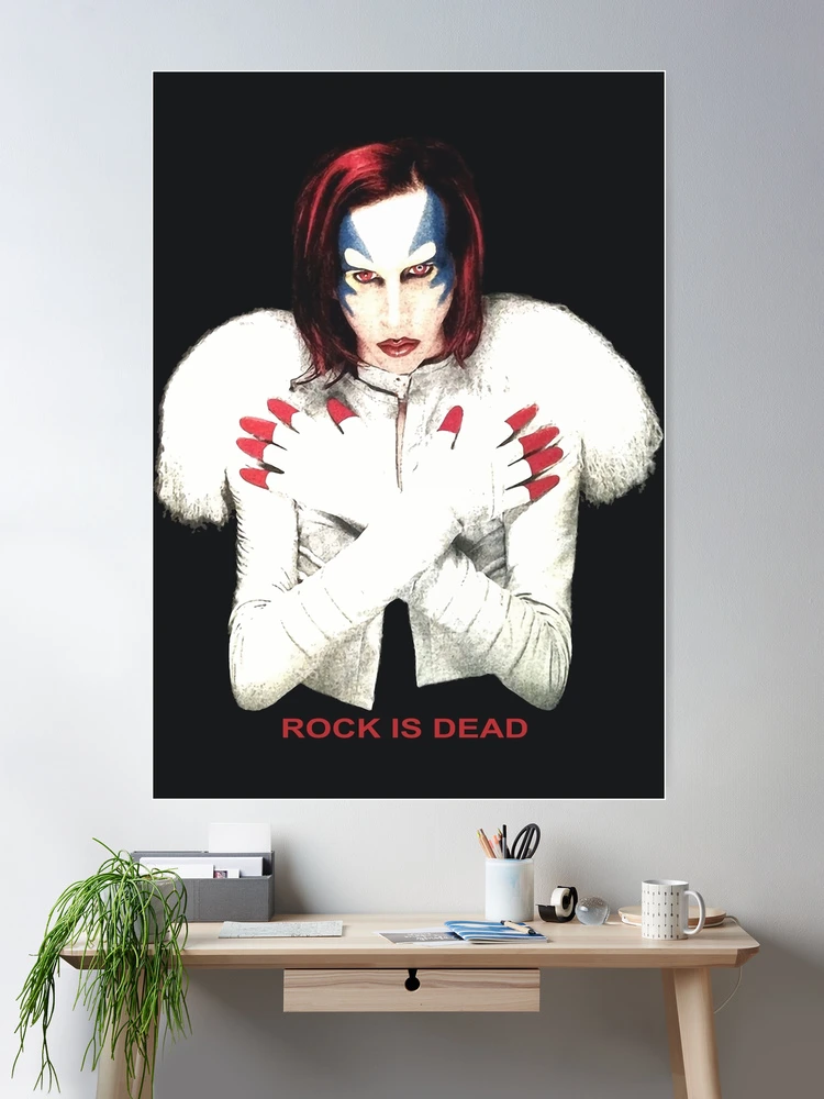 90s vintage poster「MARILYN MANSON」 vtg 90s MARILYN MANSON MAGAZINE POSTER Centerfold 2-Page