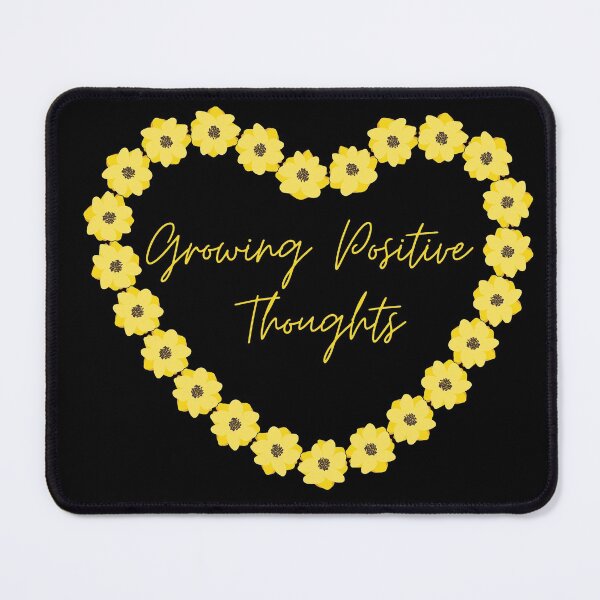 Item preview, Growing Positive Thoughts Sunflower Graphic Design designed and sold by Viral-Style.