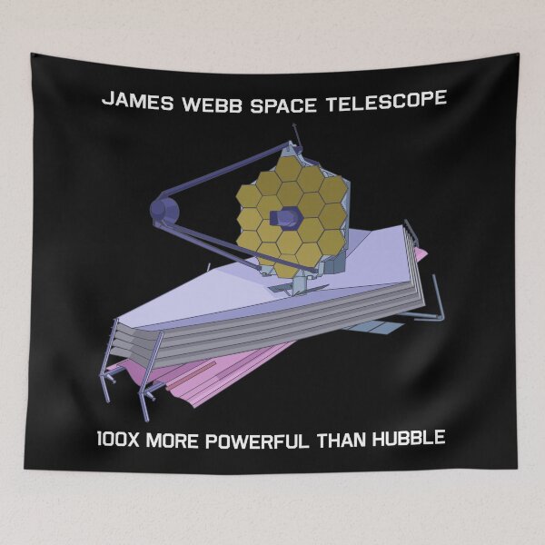 Item preview, James Webb Space Telescope JWST 100X More Powerful Than Hubble Gift designed and sold by Maljonic.