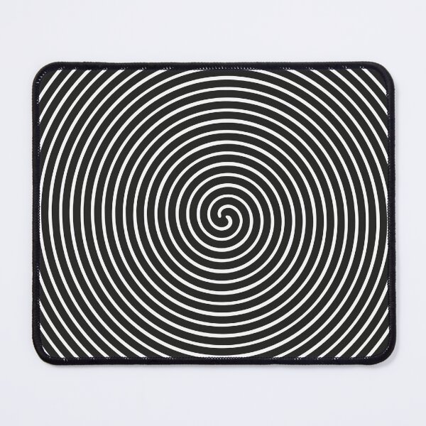 Item preview, Black And White Hypnotic Spiral designed and sold by artpirate.