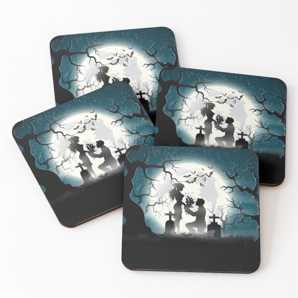 Item preview, Ghoulish Couple in Graveyard designed and sold by HolidayBug.