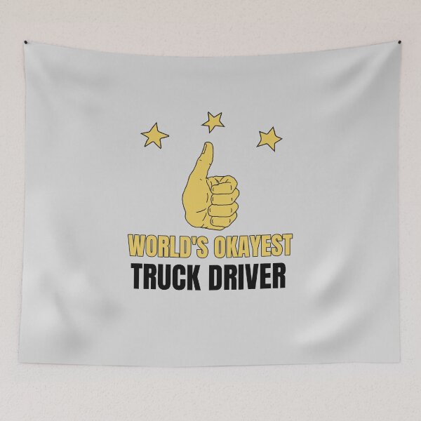 Item preview, World's Okayest Truck Driver designed and sold by 30-Merch.