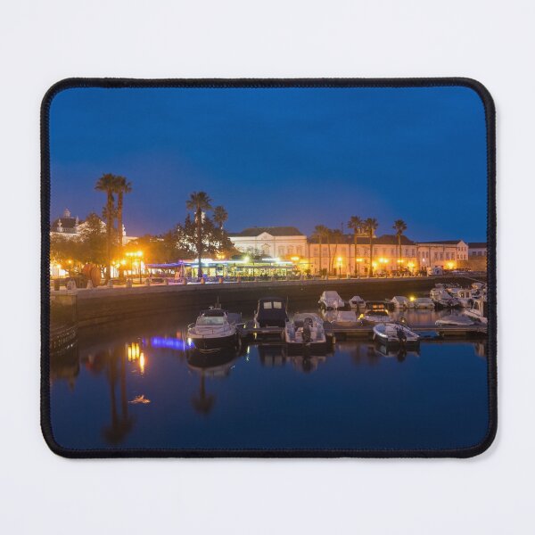 Item preview, Charming Faro Algarve Portugal - Silky Blue Hour at the Waterfront designed and sold by Georgia Mizuleva.