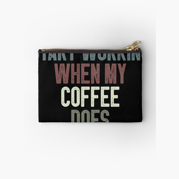 Item preview, I Will Start Working When My Coffee Does Funny Coffee Lover Gift Idea / Gifts for Christmas  designed and sold by Chamssou.