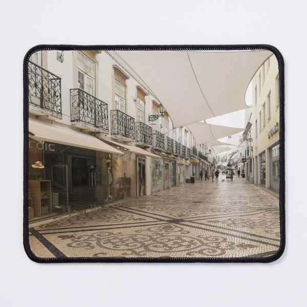Item preview, Charming Faro Algarve Portugal - Shopping Street with a Fab Stone Carpet designed and sold by Georgia Mizuleva.