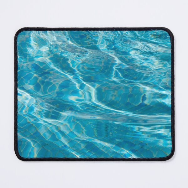 Item preview, Tessellated Patterns and Layers - Sunlit Turquoise Blue Fabstract designed and sold by Georgia Mizuleva.