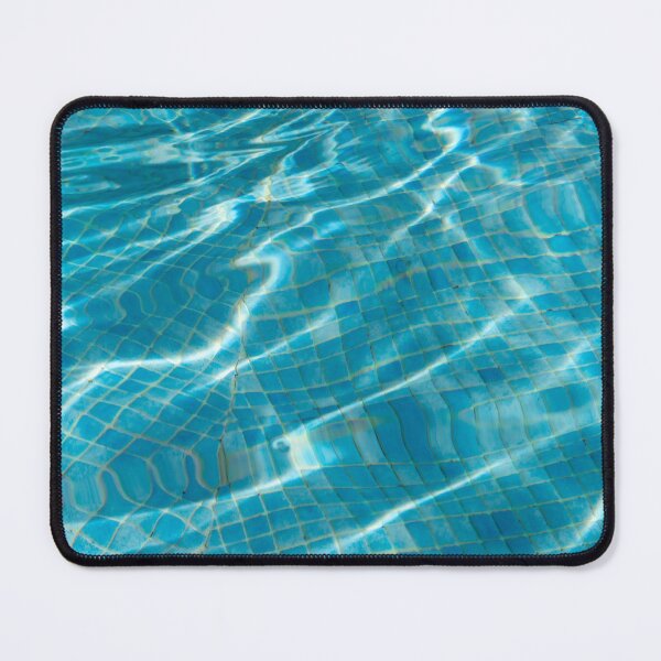 Item preview, Tessellated Layers and Patterns - Sunlit Turquoise Fabstract  designed and sold by Georgia Mizuleva.