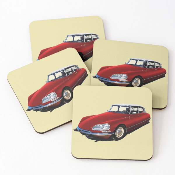 Item preview, 1970s Citroen DS in red designed and sold by candc-retro.