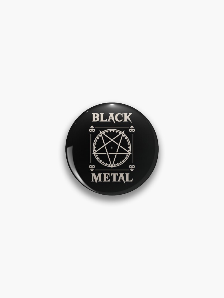 Pin on Black metal