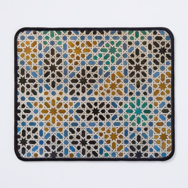 Item preview, Intricate Andalusian Tilework - Geometrically Patterned Multicolored Arabesques designed and sold by Georgia Mizuleva.