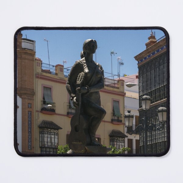 Item preview, Flamenco Dancer Sculpture in Barrio de Triana - Quintessential Seville Andalusia Spain designed and sold by Georgia Mizuleva.