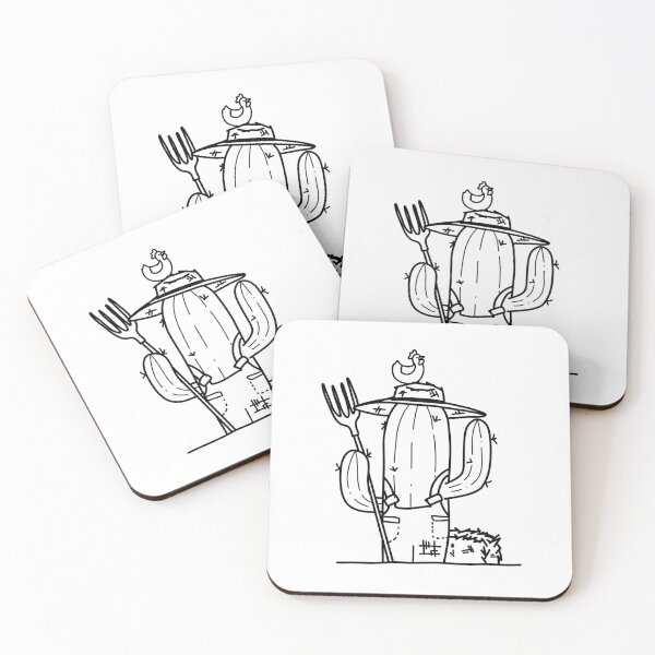 Item preview, Farmer cactus  designed and sold by hunterandkit.