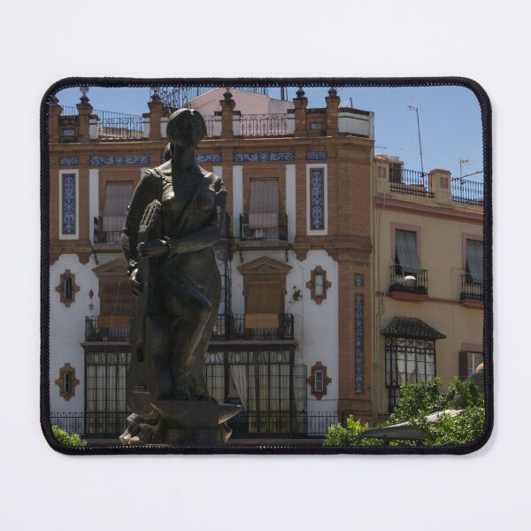 Item preview, Flamenco Dancer Statue in Barrio de Triana - Quintessential Seville Andalusia Spain designed and sold by Georgia Mizuleva.