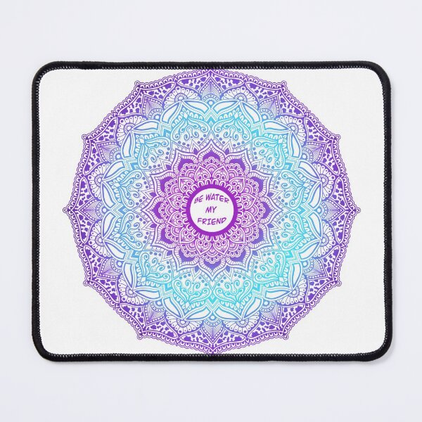 Item preview, Be water Mandala designed and sold by Nago-WhiteFont.