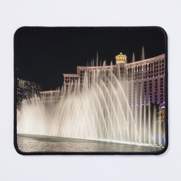 Item preview, Splendiferous Las Vegas Fountains - Bellagio Behind a Curtain of Water designed and sold by Georgia Mizuleva.