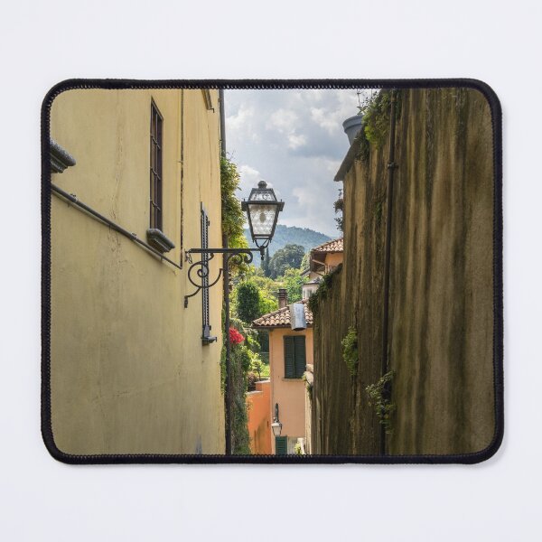 Item preview, Cobblestoned Stairway Hugged by Homes - Gallivanting Around Famous Bellagio on Lake Como in Lombardy Italy designed and sold by Georgia Mizuleva.