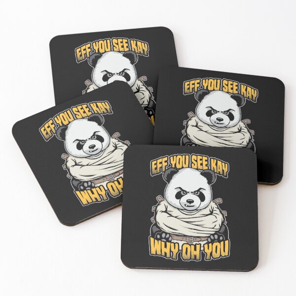 Item preview, Eff You See Kay Why Oh You Crazy Panda Bear Asylum Inmate designed and sold by GrandeDuc.