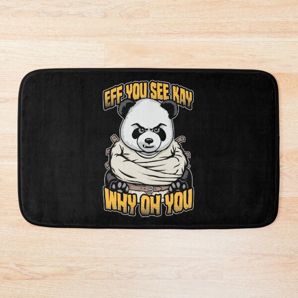 Item preview, Eff You See Kay Why Oh You Crazy Panda Bear Asylum Inmate designed and sold by GrandeDuc.