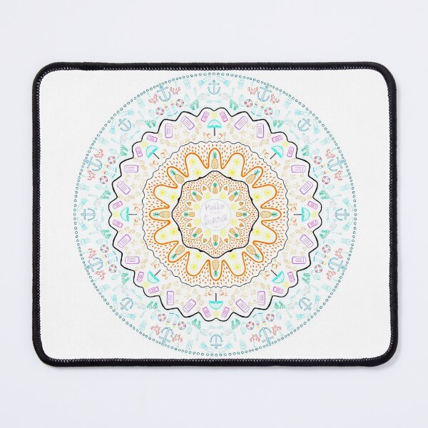 Item preview, Summer Mandala designed and sold by Nago-WhiteFont.