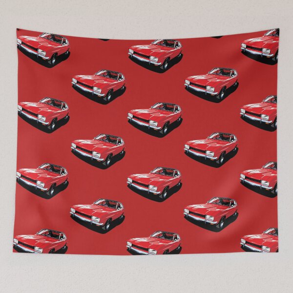 Item preview, Ford Capri in red designed and sold by candc-retro.