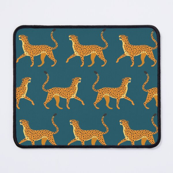 Item preview, Teal Blue Leopard Pattern designed and sold by thelustrous.