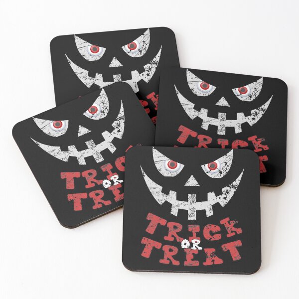 Item preview, Scary Pumpkin Face Trick or Treat Distressed designed and sold by 133DandC.