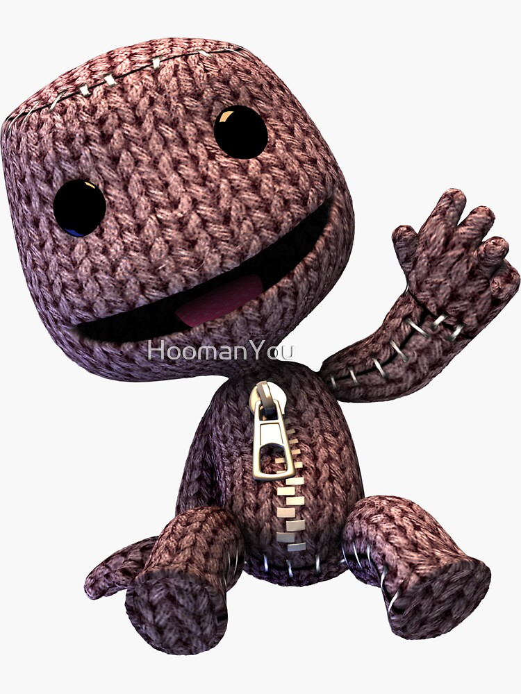 little-big-planet-sackboy-sticker-for-sale-by-hoomanyou