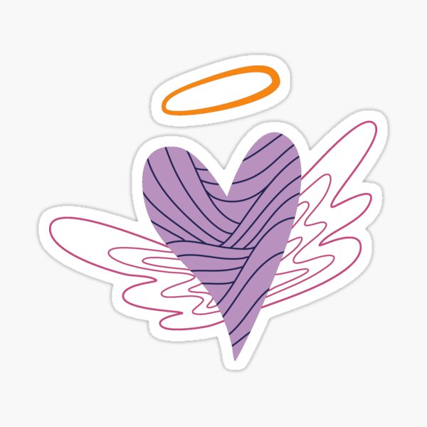 Chrome heart shape stickers Sticker for Sale by Tanuja Sharma