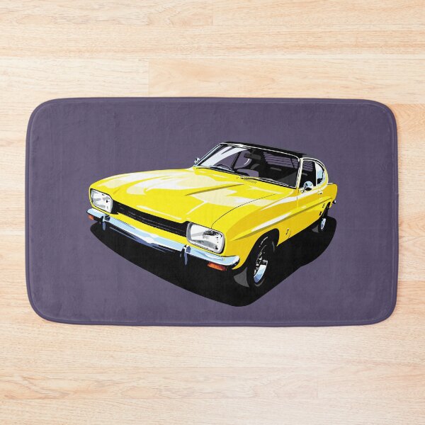 Item preview, Ford Capri in yellow designed and sold by candc-retro.