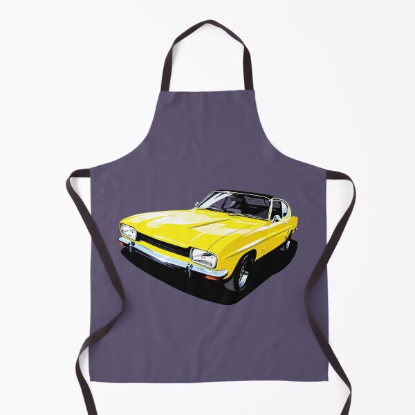 Item preview, Ford Capri in yellow designed and sold by candc-retro.