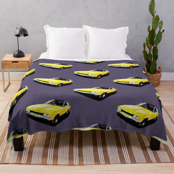 Item preview, Ford Capri in yellow designed and sold by candc-retro.