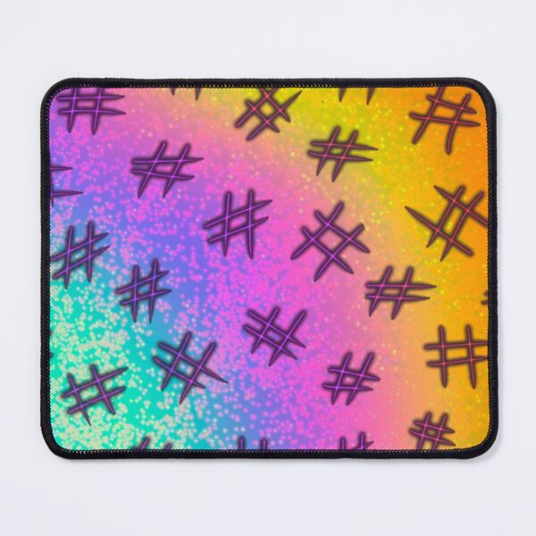 Item preview, Bright hashtag designed and sold by Nago-WhiteFont.