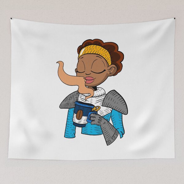 Item preview, Quinn drink coffee designed and sold by MontanezDonald.